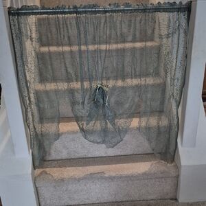 Sage Olive Green Valance Curtain 60" X 35"